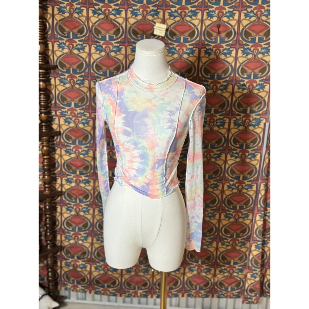 Princess Polly Jiannis Multi Tie Dye Long Sleeve Top Womens US 2 / AU 6